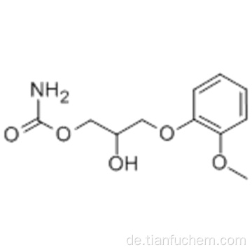 1,2-Propandiol, 3- (2-Methoxyphenoxy) -, 1-carbamat CAS 532-03-6